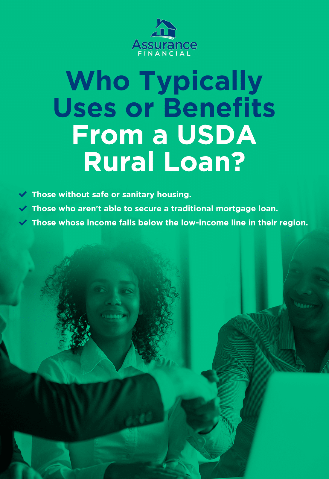 who typically benefits from a usda rural loan