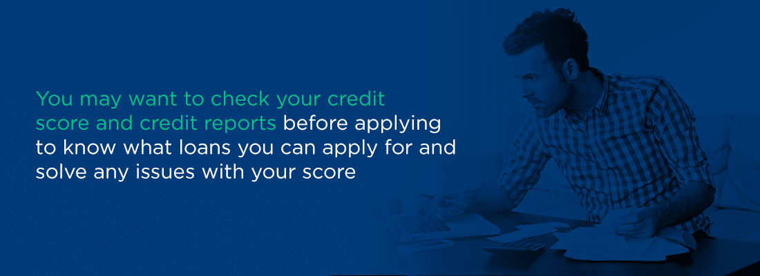 you may want to check your credit score and credit reports