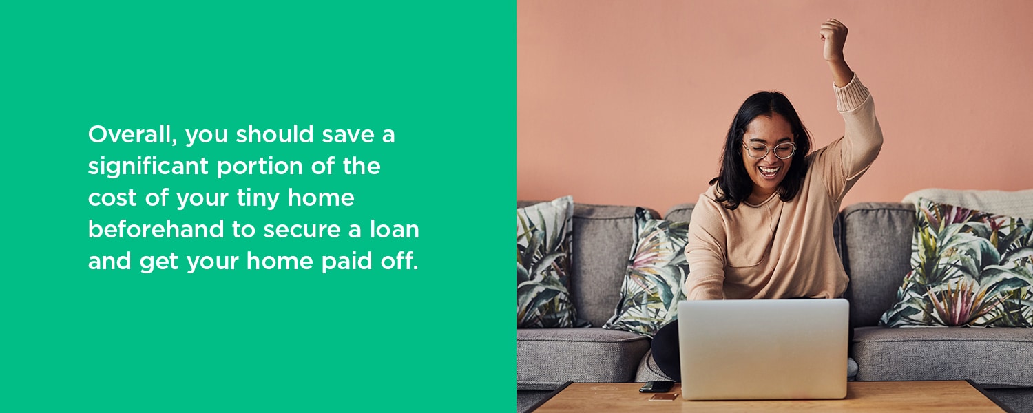 Graphic: Save a significant portion of the cost of your tiny home.