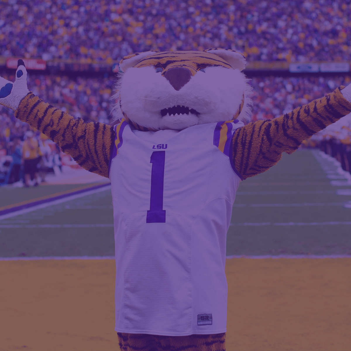 http://a%20tiger%20mascot%20wearing%20a%20purple%20and%20white%20lsu%20jersey