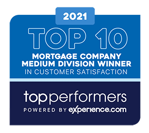 top 10 mortgage company medium division winner in customer satisfaction